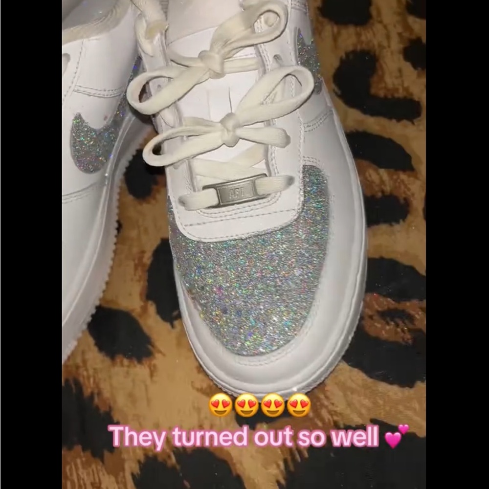 Custom Glitter Nike Air Force One